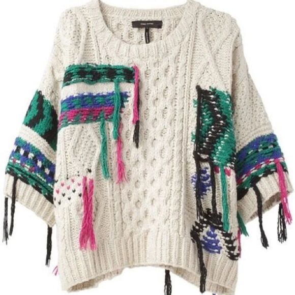 Isabel Marant Lucy Handknit Pullover Sz 38 - Picture 1 of 10